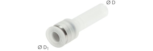 Steckverbindungen reduzierend mit Stecknippel