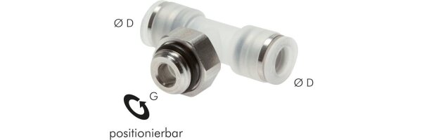 TE-Steckverschraubungen, zylindrisches Gewinde