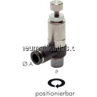 Druckregler R 1/4"-6mm, ohne Manometer, IQS-Standard
