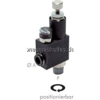 Druckregler R 1/4"-8mm, mit Manometer, IQS-Standard