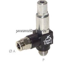 Reglersparventil R 1/4"-4 mm ( Steckanschluss)