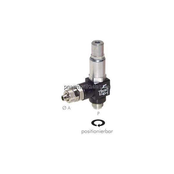 Reglersparventil R 1/8"-6 x 4 mm (CK-Anschluss)