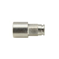 IQS gerader Steckanschluss mit Innengewinde G 1/8"-6mm, Messing vernickelt Standard