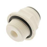 IQS gerader zölliger Steckverschraubung NPT 1/ 8" - 1/4" (6,35 mm), IQS - LE EPDM Dichtung