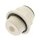 IQS gerader zölliger Steckverschraubung NPT 1/ 8" - 1/4" (6,35 mm), IQS - LE EPDM Dichtung