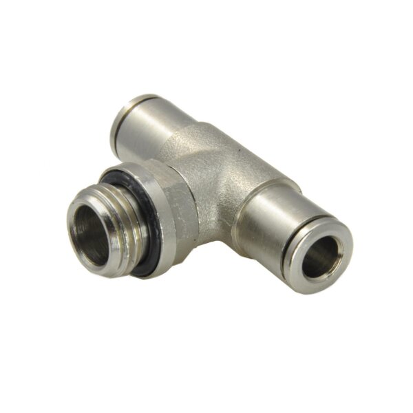 IQS T - Steckanschluss G 1/4" - 6 mm Messsing vernickelt Standard