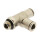 IQS LE - Steckverschraubung G 1/4" - 8 mm, Messing vernickelt Standard
