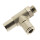 IQS LE - Steckverschraubung G 3/8" - 10 mm, Messing vernickelt Hochtemperatur