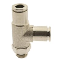 IQS LE - Steckverschraubung G 3/8" - 8 mm, Messing vernickelt Standard