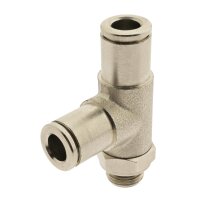 IQS LE - Steckverschraubung G 3/8" - 8 mm, Messing vernickelt Standard