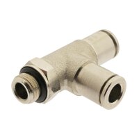 IQS LE - Steckverschraubung G 3/8" - 8 mm, Messing vernickelt Standard