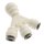 IQS Y-Steckanschluss 3x1/4" (6,35 mm) - 1x3/8" (9,52 mm) IQS-LE Steckverbinder