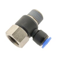 IQS L - Steckverschraubung mit Innen- und Außengewinde M5 – G/R 1/2“ zur Auswahl