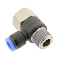 IQS L - Steckverschraubung mit Innen- und Außengewinde M5 – G/R 1/2“ zur Auswahl