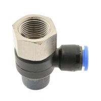 IQS L - Steckverschraubung mit Innen- und Außengewinde M5 – G/R 1/2“ zur Auswahl