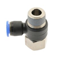 IQS L - Steckverschraubung mit Innen- und Außengewinde M5 – G/R 1/2“ zur Auswahl