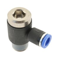 IQS L - Steckverschraubung Innensechskant M5 – R 1/2“ zur Auswahl IQS Standard