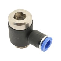 IQS L - Verschraubung zylindrischem Gewinde und Innensechskant G 1/8“ – G 1/2“