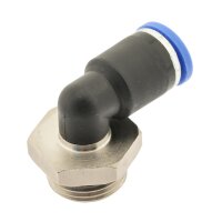IQS L - Steckverschraubung kurz mit zylindrischem Außengewinde G 1/8“ – G 1/2“