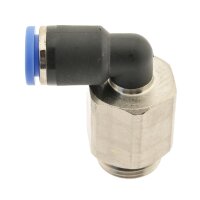 IQS L - Steckverschraubung kurz mit zylindrischem Außengewinde M5 – G 1/2“