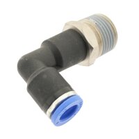 IQS L - Steckverschraubung langer Körper Außengewinde M5 – R 1/2“ IQS Standard