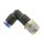 IQS L - Steckverschraubung langer Körper Außengewinde M5 – R 1/2“ IQS Standard
