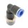 IQS L - Steckverschraubung langer Körper Außengewinde M5 – R 1/2“ IQS Standard