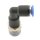 IQS L - Steckverschraubung langer Körper Außengewinde M5 – R 1/2“ IQS Standard