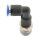 IQS L - Steckverschraubung langer Körper Außengewinde M5 – R 1/2“ IQS Standard