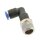 IQS L - Steckverschraubung langer Körper Außengewinde M5 – R 1/2“ IQS Standard