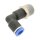 IQS L - Steckverschraubung langer Körper Außengewinde M5 – R 1/2“ IQS Standard