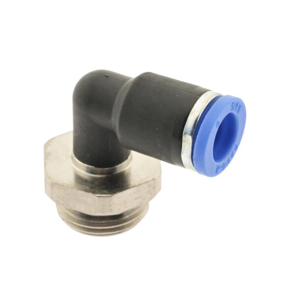 IQS L - Steckverschraubung mittellanger Körper zylindrischem Gewinde M5 – G 1/2“