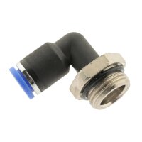 IQS L - Steckverschraubung mittellanger Körper zylindrischem Gewinde M5 – G 1/2“