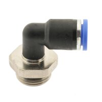 IQS L - Steckverschraubung mittellanger Körper zylindrischem Gewinde M5 – G 1/2“