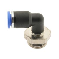 IQS L - Steckverschraubung mittellanger Körper zylindrischem Gewinde M5 – G 1/2“
