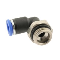 IQS L - Steckverschraubung mittellanger Körper zylindrischem Gewinde M5 – G 1/2“