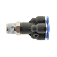 IQS Mehrfachverteiler 4-Fach-Verteiler Außengewinde R 1/4“ – R 1/8“ IQS Standard