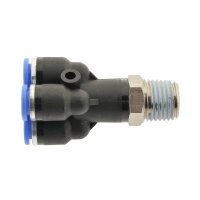 IQS Mehrfachverteiler 4-Fach-Verteiler Außengewinde R 1/4“ – R 1/8“ IQS Standard
