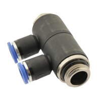 IQS Mehrfachverteiler 2 - Fach mit zylindrischem Außengewinde G 1/8“ – G 1/2“