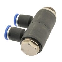 IQS Mehrfachverteiler 2 - Fach mit zylindrischem Außengewinde G 1/8“ – G 1/2“