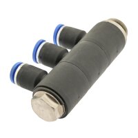 IQS Mehrfachverteiler 3 – Fach mit zylindrischem Außengewinde G 1/8“ – G 1/2“