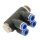 IQS Mehrfachverteiler 4 – Fach mit zylindrischem Außengewinde G 1/8“ – G 1/2“