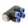 IQS Mehrfachverteiler 4 – Fach mit zylindrischem Außengewinde G 1/8“ – G 1/2“