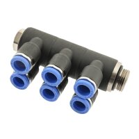 IQS Mehrfachverteiler 6 – Fach mit zylindrischem...