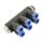 IQS Mehrfachverteiler 6 – Fach mit zylindrischem Außengewinde G 1/8“ – G 1/2“