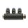 IQS Mehrfachverteiler 6 – Fach mit zylindrischem Außengewinde G 1/8“ – G 1/2“