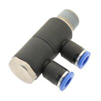 IQS Mehrfachverteiler 2 – Fach mit Außengewinde R 1/8“ – R 1/2“ IQS Standard