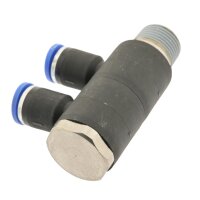IQS Mehrfachverteiler 2 – Fach mit Außengewinde R 1/8“ – R 1/2“ IQS Standard