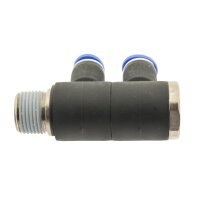 IQS Mehrfachverteiler 2 – Fach mit Außengewinde R 1/8“ – R 1/2“ IQS Standard