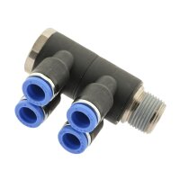 IQS Mehrfachverteiler 4 – Fach mit...